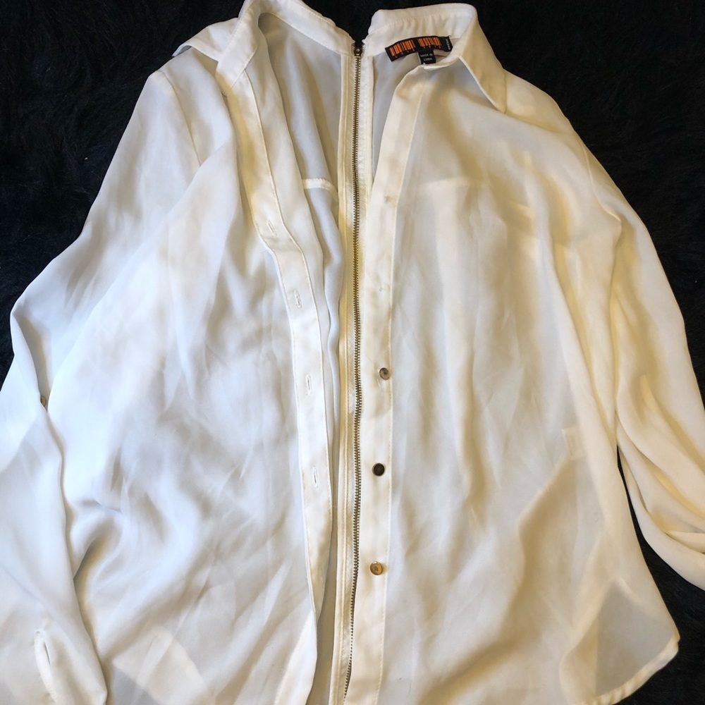 Love Tree Button Up Blouse